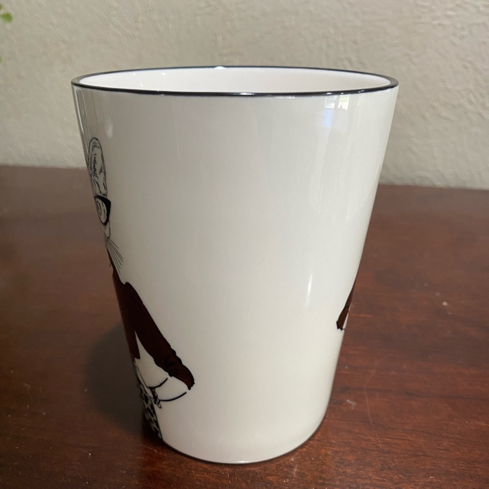 Stylish Office Cat Mug with Black Handle, by Signature - Picture 3 of 7